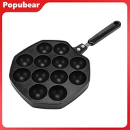 Woeuri Bite-sized Food Maker Dessert Ball Maker 12-hole Takoyaki Grill Pan Non-stick Octopus Ball Ba