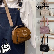 SINSIN Messenger Bag Travel Satchel Corduroy Handbags