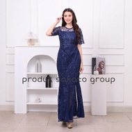 DRESS PESTA MODERN BROKAT TILE DUYUNG MIX TUTU / BAJU PARTY GAUN TERUSAN KONDANGAN NATALAN AKHIR TAH