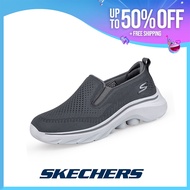 Sketchers รองเท้าวิ่งออกกำลังกาย GOrun Elevate-Athletic Slip-on สำหรับผู้ชาย รองเท้าผ้าใบผู้ชายพร้อม
