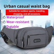 【MG】Outdoor Sports Waist Bag Men Women Multifunctional Messenger Bag Wear-Resistant Waterproof Commu