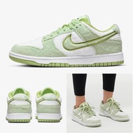 Nike Wmns Dunk Low SE CC 哈密瓜綠 Fleece Green 毛絨 女款休閒鞋DQ7579-300