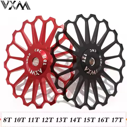 VXM MTB Road Bike Ceramic Pulley Alloy Rear Derailleur 8T/10T/11T/12/13T/14T/15T/16T/17T Guide Bike