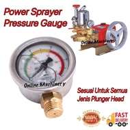 WL35 Power Sprayer Pressure Gauge Meter Spare Part Plunger Pump Ogawa Senco Victa Euro Power EuroX