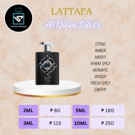 [ Lattafa ] Al Qiam Silver EDP Decant (Tygar Dupe)