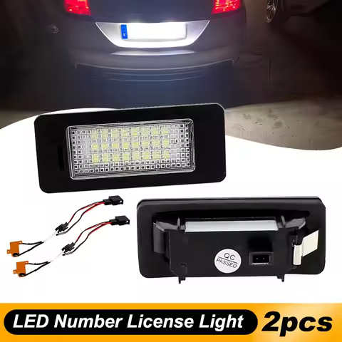 For Audi Q5 2009-2012 For Audi TT TTRS RS5 2D Roadster License Number Plate Lamps OEM#: 8T0943021, 4