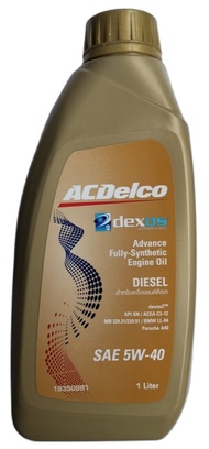 ACDelco 5W40 Dexos2 Advance Fully Synthetic Engine Oil - DIESEL