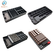 [Dovewill] 98 / 72 Holder Battery Store Organizer Rack  Box for  9V Button / C / D Batteries