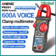 ANENG PN102+ Digital Clamp Mulitimeter 6000 นับแรงดันไฟฟ้า Clamp Meter อัตโนมัติ Ohm โวลต์ Amp Capacitance อุณหภูมิเครื่องทดสอบ Backlight เครื่องมือไฟฟ้า