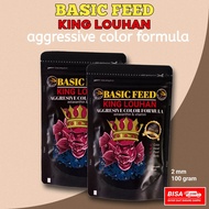 pelet ikan louhan BASIC FEED king louhan | pakan ikan lohan | makanan ikan louhan king COD