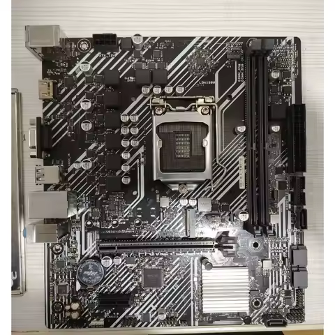 Used mATX Motherboard for ASUS PRIME H510M-K LGA1200 H510 DDR4 M.2 HDMI