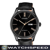 Citizen NH8365-19F NH8365-19 Automatic Leather Black Dial Analog Men's Watch