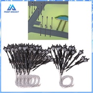 HO SCALE ชุดจรวดดวงจันทร์โคมไฟสีวอร์มไวท์รถไฟขบวน60แบบไฟถนน