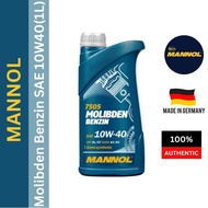 (MADE IN GERMANY) MN7505-1 Mannol Molibden Benzin SAE 10W40 Semi Synthetic Engine Oil 1 Liter