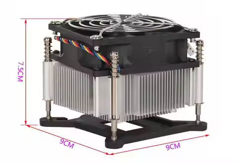 New Original 3Pin Silent + Copper core 90mm HEATSINK Cooler For Intel Core 1155 1150 CPU Radiator Co