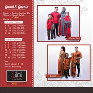 Gamis sarimbit keluarga / gamis couple / baju couple / gamis silmi