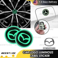 1PC MAZDA Car Logo Sticker Reflective Luminous Accessories Bodykit 2023 Car 3 2 6 8 CX5 CX3 CX30 CX8