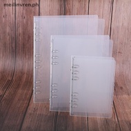MEILINVREN creative transparent twill pp binder shell a6 a5 six-hole b5 nine-hole folder null