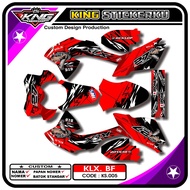 KLX 150 BF SUPERMOTO Full Body Decal Sticker - KLX 150 BF Full Body Variation Striping. SFK.KS.05