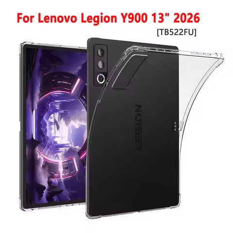 For Lenovo Legion Y900 2026 Case 13inch TB522FU Transparent Airbag Soft Silicone Cover funda Tablet 