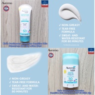 22% OFF ราคา Sale!!! EXP.09/2024 Aveeno® Kid's Continuous Protection Sensitive Skin Sunscreen SPF50, 88ml or 42g อาวีโน่