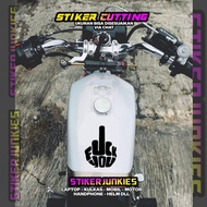 RX KING YAMAHA LOGO 7 CUTTING TANK STICKER