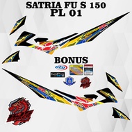 Satria fu facelift Striping Sticker type s pl 001