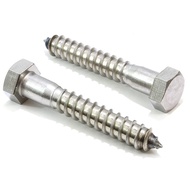 Lag Screw 5/16X5 HT / Desk Screw 5/16 X 5 HT / Wood Screw 5/16X5 HT SS304 / SUS304 / A2-70