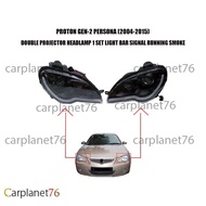 PROTON GEN-2 PERSONA (2004-2015) DOUBLE PROJECTOR HEADLAMP 1 SET LIGHT BAR SIGNAL RUNNING SMOKE