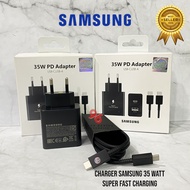 Samsung Superfast Charging 35w 35watt Dual Port Usb Type C Charger 100%Original
