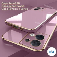 KK Luxury Plating Phone Case For OPPO Reno8 T 5G Reno 8 Pro Reno 8 Z 5G Reno8 7 Reno7 Z 7Z 4G 5G Pro