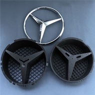 Suitable for Benz Benz Front Logo New E-Class A-Class C-Class CLC E300 C200L GLE Mesh Logo Front Big