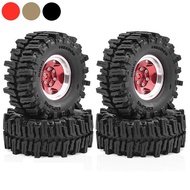 1.3 Inch Soft Muddy Tire 64x26mm Beadlock Wheel Rim for TRX4M SCX24 AX24 FCX24 FCX24M  Ascent-18 1/1
