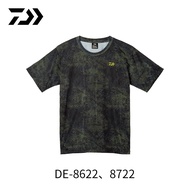 2024 Spot DAIWA New Style DE-8622/8722 Long/Short-Sleeved Fishing Suit Round Neck T-Shirt Dry Breathable