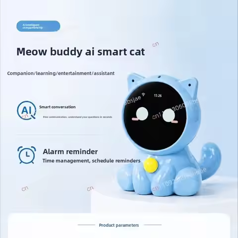 Meow partner desktop EchoEar Xiaozhi AI chat voice companion robot cute pet deepseek intelligent dia