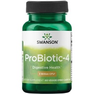 Swanson Probiotic-4 3 Billion Cfu 60 Veg Capsules