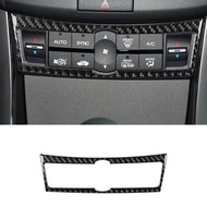 Carbon Firber Interior Climate Control Panel Trim Cover For Acura TSX 2009-2014