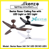 Bestar Razor DC Ceiling Fan [54'] With LED Light or NO Light