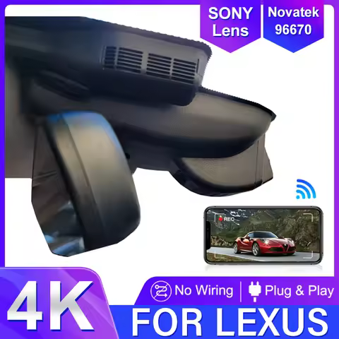 Dash Cam For Lexus ES ES300h 300h ES260 ES200 ES330 ES250 ES350 200 260 F SPORT 2015-2025 Car DVR Pl