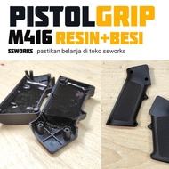 grip dcobra M416, AR15 custom resin dan pemberat