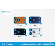 Kuzoom Camera cluster tempered glass for iphone 17 pro max, 17 pro, many super beautiful colors