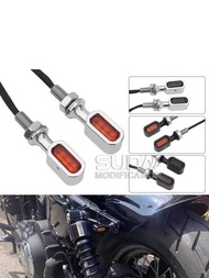 Motorcycle Harley Hidden Mini Light Rear Turn Signal Soft Tail Heir 883 48 1200 Modified Turn Signal