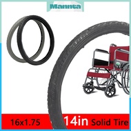 Inflation-free Wheelchair Tire 14Inch Solid Tyre Universal Heavy Duty Wheelchair Tyre