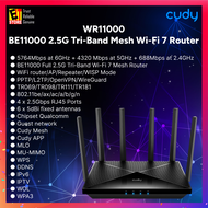 Cudy WR11000 - BE11000 2.5G Tri-Band Wi-Fi 7 Mesh Router