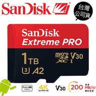 Sandisk Extreme PRO MicroSDXC V30 A2 4K 1TB 200MB Memory Card
