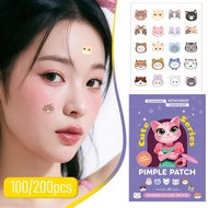 Cute Cat Acne Patch Multi Specification Kitten Acne Breathable Covering Patch 100/y9e9