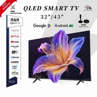 R&R Smart TV|Google TV|32 Inch/43 Inch|Built-in WiFi BT Netflix YouTube|Free Shipping & Installation