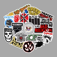 STICKER PACK - PUNK BANDS | Suitcase Stickers, TUMBLER Stickers, LAPTOP Stickers, Helmet Stickers
