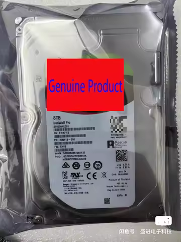 NEW IronWolf Pro ST8000NE001 8TB 3.5" SATA 7200 RPM 256MB NAS 6Gbps HDD