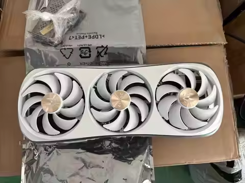 Original Radiator Cooler for ZOTAC RTX4090 AMP Video Card White Black with Backplate